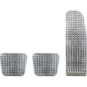 United Pacific 70361 - Accelerator/Brake/Clutch Pedal Set - Dual Gauge Diamond Pedal Set For 2008-2017 Freightliner Cascadia, Coronado & M2