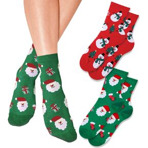Novelty Socks Christmas Socks Santa Socks Multi-Packs