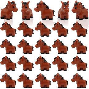 Bbiamsleep 30 قطعة من تماثيل الحصان المصغرة، تماثيل صغيرة من الراتنج، حصان صغير من البلاستيك، أشكال صغيرة من الراتنج للحديقة الخيالية، الطحلب، المناظر الطبيعية الصغيرة، ديكور تررم، كعكة علوية in Kuwait