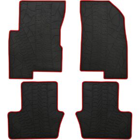 Car Floor Mats Custom Fit Jeep Patriot 2017-2007/Jeep Compass 2007-2016/Dodge Caliber 2007-2012 （2008 2009 2010 2011 2012 2013 2014 2015 2016） Odorless All Weather Floor Liners
