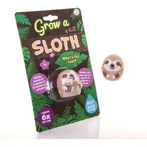 Boxer Gifts Water Growing Toys – Sloths Stocking Stuffers Kids & Adults-Fun Pass The Parcel Gifts & Bingo Items, Brown