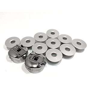 2 BOBBIN CASE(52237) & 10 ALUMINUM BOBBIN FOR JUKI INDUSTRIAL SEWING MACHINE