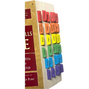 Book Tabs for The Dead Sea Scrolls Bible. Laminated, Durable, and Repositionable Tabs (Book not Included)