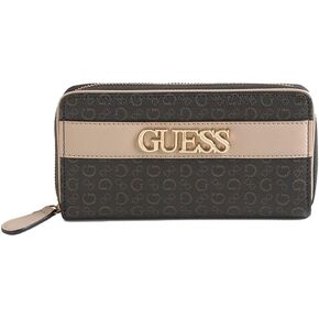 GUESS Factory Women's Brooker Logo Medium Zip-Around Wallet