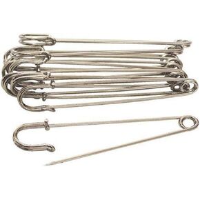 10Pcs Extra-large 4" Metal Safety Pin for Blanket Skirts Crafts