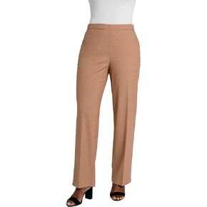 Briggs New York Women's Pull on Straight Leg Woolie Pant
