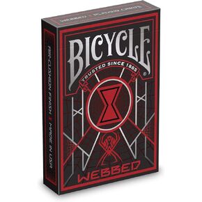 Bicycle Playing Cards Webbed Design | Limited Edition Deck with a Spider Theme