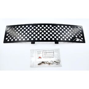 "Bullet Holes Powder Coated Black Stainless Steel Bumper Grille Insert Compatible with 2009-2014 Ford F-150 M2M #100-310-1