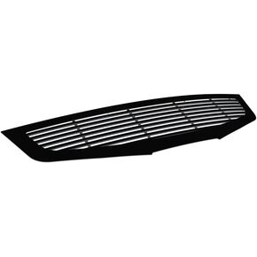APS Premium Stainless Steel Black 8x6 Horizontal Billet Grille Insert Compatible with Nissan Altima 2007-2009 Coupe Main Upper N19-J66568N