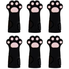 6 قطع من سدادات إبرة الحياكة بمخالب القطط السوداء، واقيات نقاط إبرة الحياكة اللطيفة، أغطية إبرة الحياكة من السيليكون، أغطية طرف إبرة الحياكة، ملحقات الحياكة والحياكة والكروشيه in Kuwait