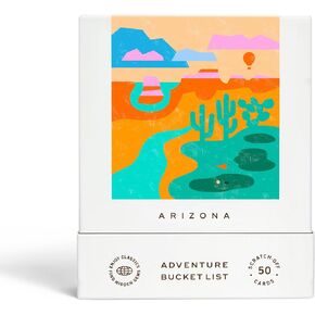 Arizona Adventure Bucket List: 50 Scratch-Off Cards for Outdoor Activities, Tourist Attractions, and Road Trips - Perfect Travel Gift and Guide for Exploring