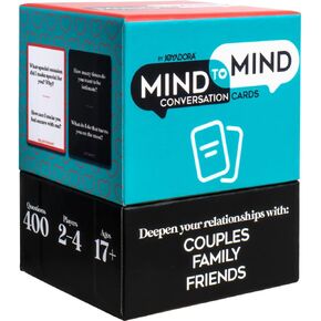 400 Questions for Couples, Family, Friends - Conversation Cards for Relationship Building - Intimate Date Night or Fun Family Activity for Adults - Deep, Intimacy Deck - Card Game to Start Talking