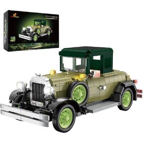JMBricklayer Classic Vehicle Toy Cars Building Sets, Model Car Kits Building Blocks, Collectible Vintage Convertible Car Building Toys, Gifts for Teens Age 14+/Adults Vehicle Enthusiasts(882 Pieces)