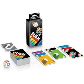 Ravensburger Push Family Card Game for Kids & Adults Age 8 & Up - Push Your Luck… but not Too far!