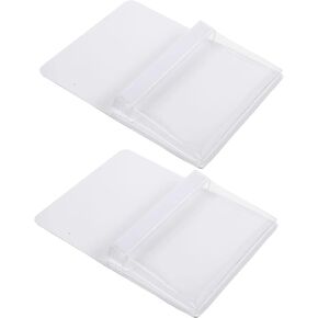 MAGICLULU 2pcs Magnetic Pen Holder Magnetic File Holder Whiteboard Transparent PVC File Bags Office Refrigerator Locker Cabinets Magnetic Storage Organizer