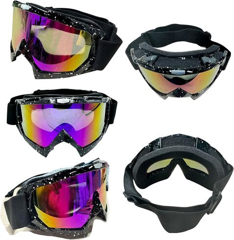 Motorcycle ATV Goggles Dirt Bike Goggles Skiing Goggles Riding Goggles Windproof Glasses Racing Motocross Goggles in Saudi Arabia