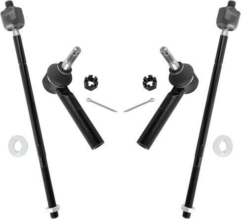 Front Inner Tie Rod End Outer Tie Rod End 2004 2005 2006 for Chrysler Pacifica 4pcs ES80646 ES3614 in Saudi Arabia