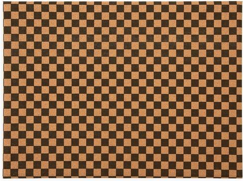 gasaré, Large Cork Board for Walls, Bulletin Board, Pin Board for Office, 23 x 17 Inches, Frameless, Decorative Design, Install Horizontal or Vertical, Screws and Anchors Included, Checkered Design in Saudi Arabia