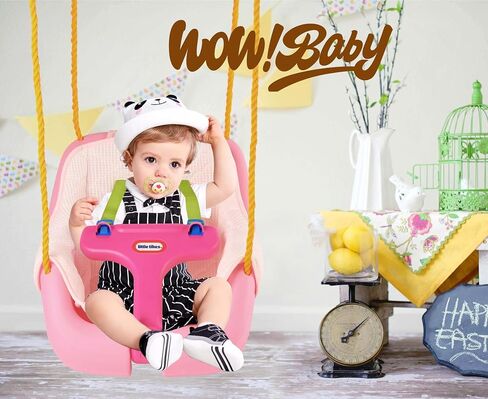 Outdoor Toddler Swing Cushion，Suitable for Little Tikes Toddler Swing Cushion Breathable and Soft with Air Mesh (Pink) in Saudi Arabia