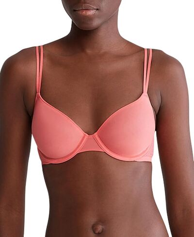 حمالة صدر نسائية من Calvin Klein شفافة Marquisette مبطنة بشكل خفيف in Kuwait