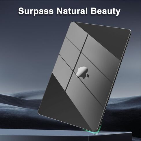 MOSISO Compatible with MacBook Air 13 inch Case 2024 2023 2022 M3 A3113 M2 A2681, Surpass Natural Beauty Plastic Hard Shell&Keyboard Cover&Screen Film&Type C for MacBook Air 13.6 inch,Crystal Midnight in Kuwait