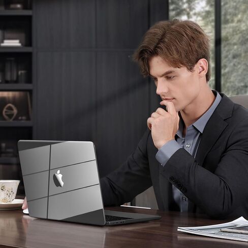 MOSISO Compatible with MacBook Air 13 inch Case 2024 2023 2022 M3 A3113 M2 A2681, Surpass Natural Beauty Plastic Hard Shell&Keyboard Cover&Screen Film&Type C for MacBook Air 13.6 inch,Crystal Midnight in Kuwait