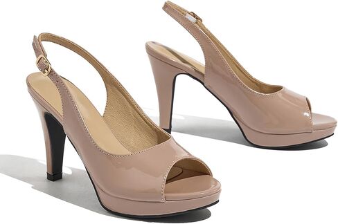 المرأة مثير عالية الكعب اللمحة تو الكاحل حزام منصة كتلة Slingback فستان مضخات أحذية للمرأة الراين الساتان مساء حفلة موسيقية in Kuwait