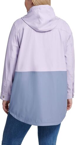 Levi's Women's Midlength Rubberized PU Rain Jacket (Standard & Plus Sizes) in Saudi Arabia