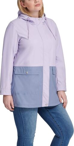 Levi's Women's Midlength Rubberized PU Rain Jacket (Standard & Plus Sizes) in Saudi Arabia