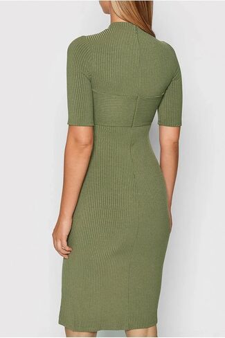GUESS Women's Eco Half Sleeve Lila Midi Dress in Saudi Arabia