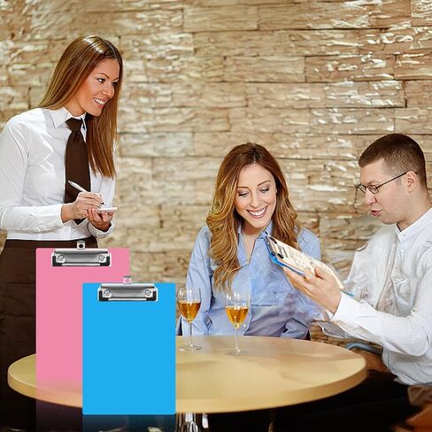 Bewudy 2 علبة حافظات صغيرة مقاس 6 × 9 بوصة، لوحات حافظات صغيرة مقاس A5، حافظة جيب بلاستيكية بحجم الحروف مع مشبك منخفض المستوى، لوحات مشبك صغيرة للوازم المدرسية في الفصل الدراسي in Saudi Arabia