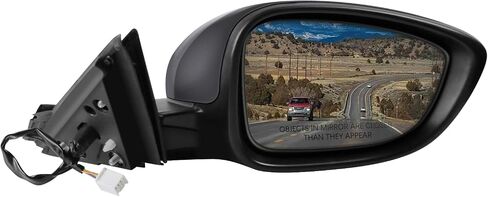 Passenger Side Mirror Compatible with Honda Accord 2018-2022 with Power Glass Right Side View Mirrors Replacement#HO1321328 (3pins) in Saudi Arabia
