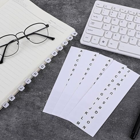 20 ورقة علامات تبويب الحروف من الألف إلى الياء، 26 علامة تبويب أبجدية ذاتية اللصق، 520 قطعة من علامات تبويب الصفحات الأبجدية، علامات تبويب حروف بيضاء لاصقة، علامات تبويب ذاتية اللصق، علامات تبويب أبجدية، فهارس للكتب، القاموس، الملاحظات، الملفات in Saudi Arabia