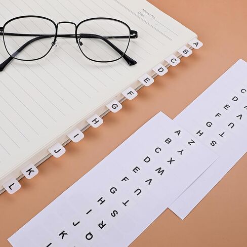20 ورقة علامات تبويب الحروف من الألف إلى الياء، 26 علامة تبويب أبجدية ذاتية اللصق، 520 قطعة من علامات تبويب الصفحات الأبجدية، علامات تبويب حروف بيضاء لاصقة، علامات تبويب ذاتية اللصق، علامات تبويب أبجدية، فهارس للكتب، القاموس، الملاحظات، الملفات in Saudi Arabia