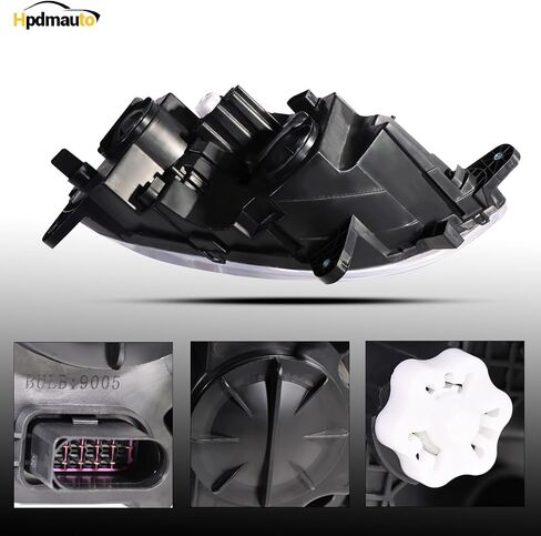 Fit for 2011-2023 Peterbilt 579 587 Class 8 Truck Projector Headlight Headlamp Chrome Housing Assembly Replacement Left in Saudi Arabia