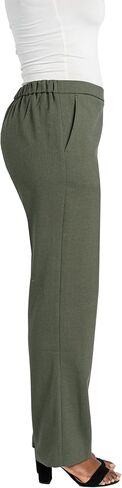 Briggs New York Women's Pull on Straight Leg Woolie Pant in Saudi Arabia