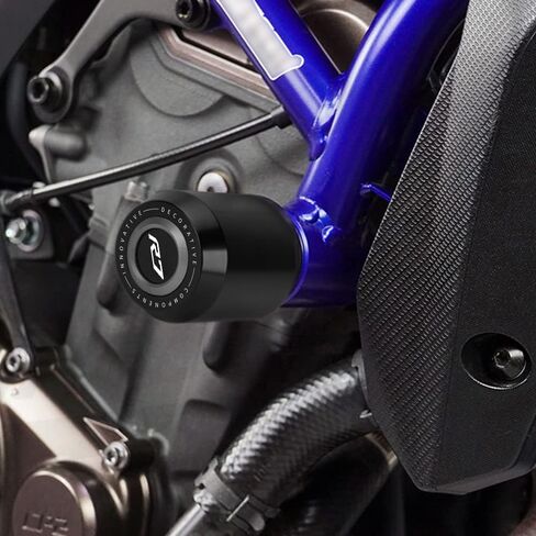 Motorcycle Frame Sliders Crash Bar Protector Compatible with YAMAHA YZF R7 2022 2023 2024 | Engine Fairing Guard Shield Falling Protection YZF-R7 YZFR7 Accessories (blue) in Kuwait