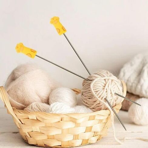 6 قطع من سدادات إبرة الحياكة بمخالب القطط السوداء، واقيات نقاط إبرة الحياكة اللطيفة، أغطية إبرة الحياكة من السيليكون، أغطية طرف إبرة الحياكة، ملحقات الحياكة والحياكة والكروشيه in Kuwait