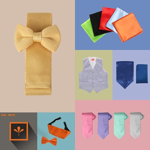 Dan Smith Tie Men'S Thin Necktie Skinny Necktie Polyster Cotton 2.15 Inch Pack in Saudi Arabia