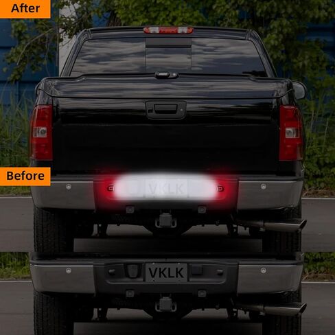 أضواء لوحة ترخيص LED متوافقة مع Silverado & Sierra 1500 2500 3500 HD/Avalanche/Tahoe/Suburban/Traverse/Yukon/Yukon XL/Escalade & ESV/EXT مصابيح علامة الالتقاط، مصابيح علامة عدسة شفافة 6000K، قطعتان in Kuwait