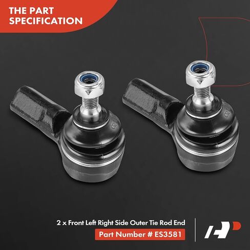 A-Premium 8Pcs Front Suspension Kit, Lower Ball Joint, Inner Outer Tie Rod End, Sway Bar Link, Compatible with Honda Civic 2001-2005, Acura EL 2001-2005 in Saudi Arabia
