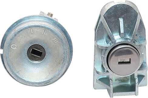 SecosAutoparts Ignition Switch Lock Cylinder & Door Lock Cylinder with Keys Compatible with Ford Fiesta 2011-2019# BE8Z-542199 BE8Z11582B in Saudi Arabia
