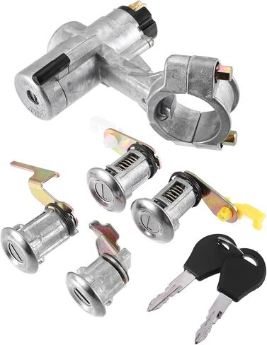 X AUTOHAUX 1 مجموعة مفتاح إشعال قفل اسطوانة مع مفاتيح 99810-50A00 لنيسان باترول GQ Y60 1988-1998 لنيسان سنترا B12 1986-up in Saudi Arabia