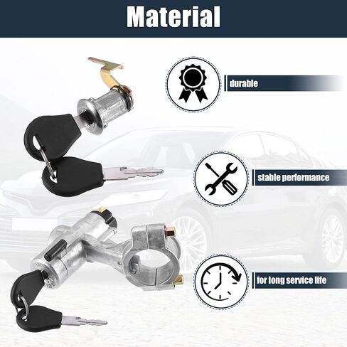 X AUTOHAUX 1 مجموعة مفتاح إشعال قفل اسطوانة مع مفاتيح 99810-50A00 لنيسان باترول GQ Y60 1988-1998 لنيسان سنترا B12 1986-up in Saudi Arabia
