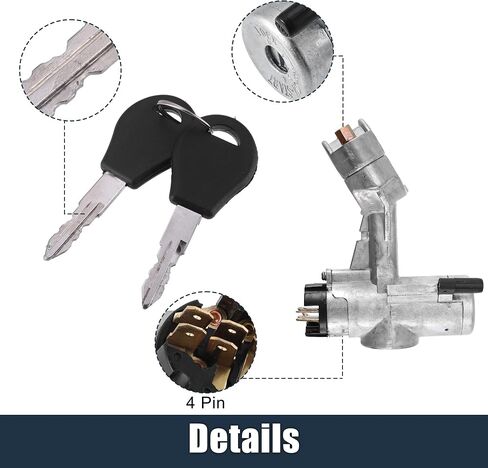 X AUTOHAUX 1 مجموعة مفتاح إشعال قفل اسطوانة مع مفاتيح 99810-50A00 لنيسان باترول GQ Y60 1988-1998 لنيسان سنترا B12 1986-up in Saudi Arabia