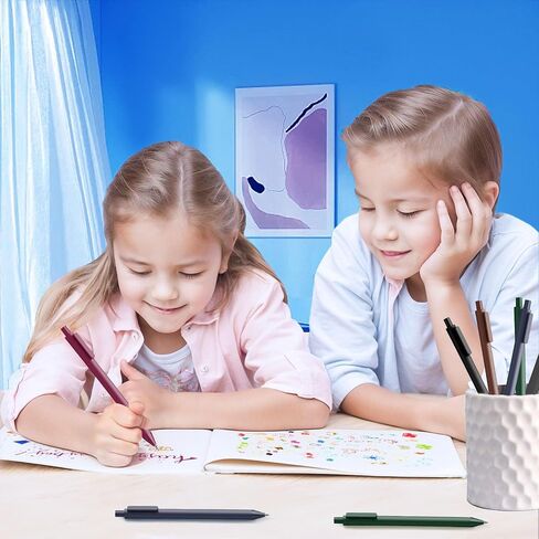 Colored Pens, 5Pcs Gel Pens 0.5mm Colored Ink Retractable Pens Fine Point Smooth Writing Quick-Dry Pens for Journaling and Note Taking, Ideal Gift for Kids (5 Pcs Morandi) in Saudi Arabia