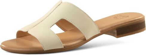 JATAREA Women Slip-On Flat Sandals | Softy Leather, Open-Toe Summer Outdoor Sandals - Chonchola in Saudi Arabia