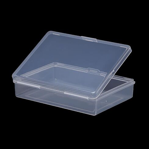 Farmer Mani 12 Pieces Rectangular Clear Plastic Storage Containers for Tiny Items and Other Craft Projects. (3.94 x 2.76 x 0.95 inch) in Kuwait