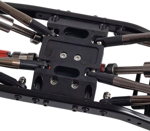 RC Chassis Frame 313mm Wheelbase Chassis Frame Set with 2 Speed Transmission Reversed Front Axles for 1/10 RC Crawler Axial SCX10 II 90046 EX86100 RC Crawler 1/10 Upgrades Accessories in Saudi Arabia