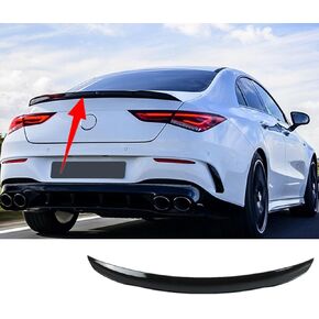 Gloss Black Rear Trunk Lip Spoiler Wing Fit for Mercedes CLA C118 CLA250 CLA35-AMG CLA45-AMG 2020 2021 2022 2023 Accessories